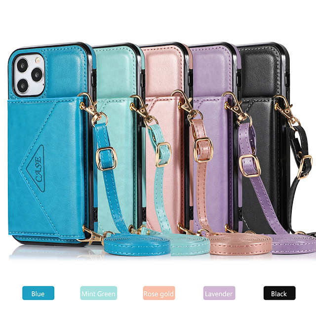 Phone Case For Apple Back Cover Leather Iphone 12 Pro Max 11 Se X Xr Xs Max 8 7 6 Shockproof Solid Color Pu Leather 764 21 11 99