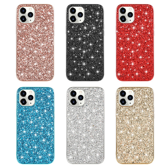 Case For Apple Iphone 12 Iphone 11 Iphone 12 Pro Max Glitter Shine Back Cover Glitter Shine Tpu 21 5 99