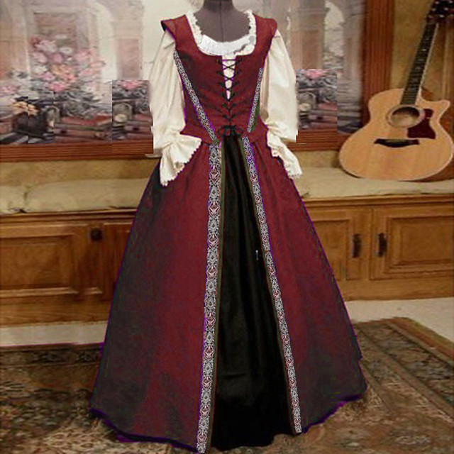 Lady Outlander Rétro Vintage Epoque Médiévale Robe Bal ...