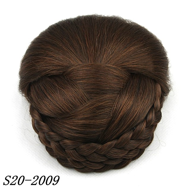 s ssoy pi ces de cheveux de mari e chignon  chignon  tress  