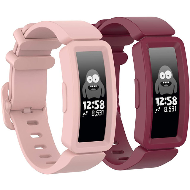 2 pack Smart Watch Band Compatible with fitbit ace 2 bands for kids
