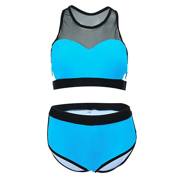 Women's Tankini Spandex Swimwear Quick Dry Breathable Sleeveless ...