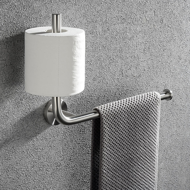 toallero multifuncional soporte para papel higiénico instalación