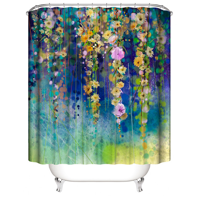 wasserdichter Stoff Duschvorhang Badezimmerdekoration und modern und