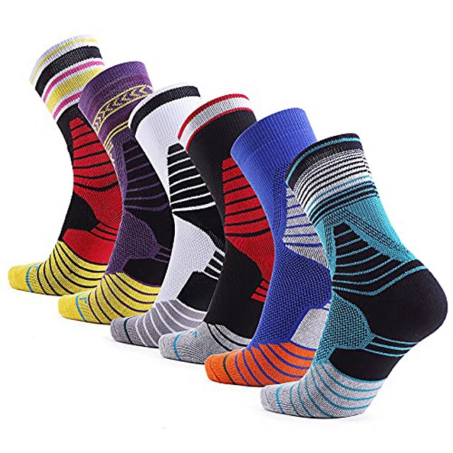 Sport Athletic Running Socks Yurlyson Mens Ankle Socks with Cushion 