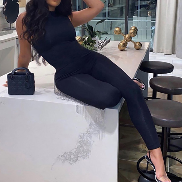 Women's Bodysuit Crew Neck Spandex Solid Color Sport Athleisure Bodysuit Clothing Suit Moisture 