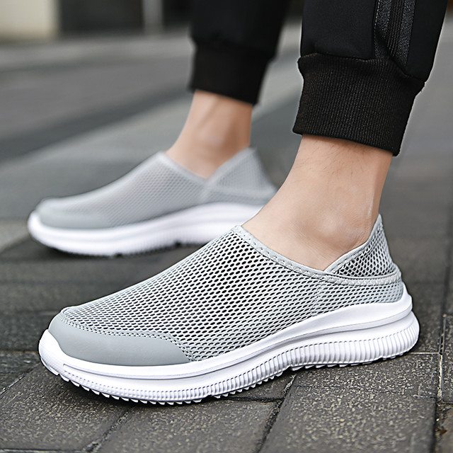 Men's Loafers & Slip-Ons Comfort Loafers Daily Walking Shoes Mesh ...