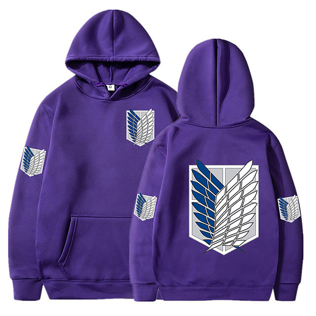 Inspired by Attack on Titan Mikasa Ackermann Cosplay Costume Hoodie Polyester / Cotton Blend 