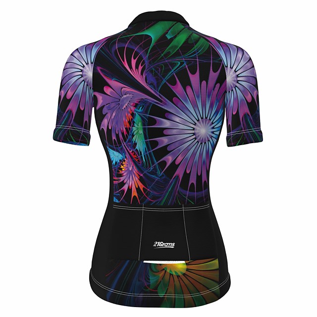 21Grams Women's Short Sleeve Cycling Jersey Summer Spandex Polyester ...