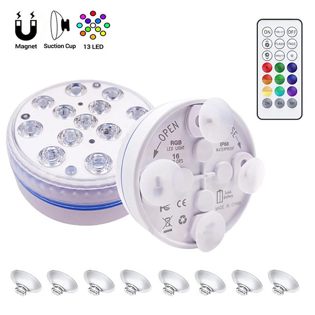 onderdompelbare licht buiten onderwater lamp 13 led rgb dompelbare