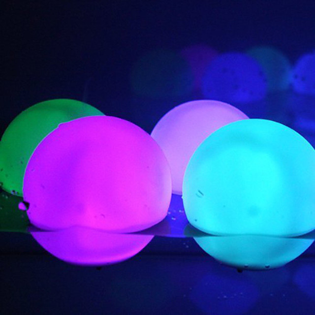 Outdoor Underwater Lights Lamp Glowing Beach Ball Remote Control LED