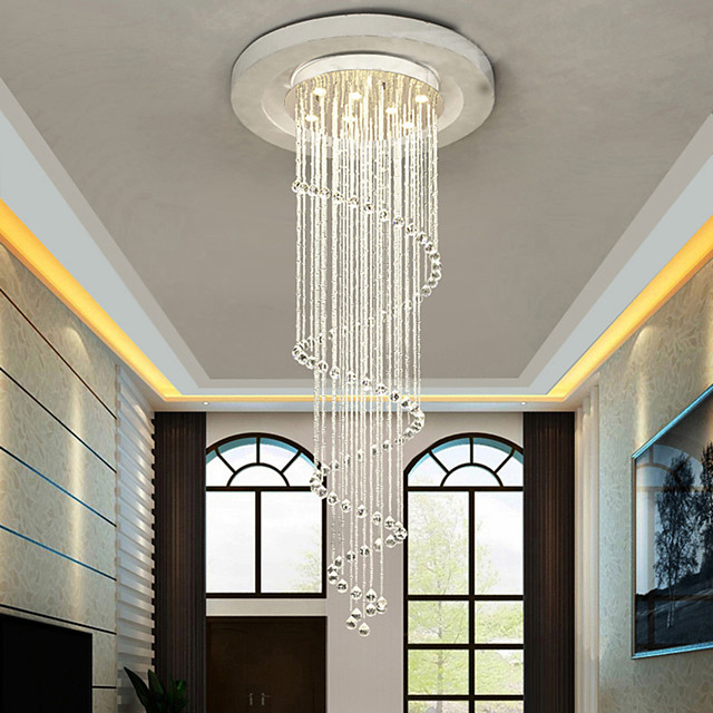 candelabros de cristal led accesorios de iluminación moderno 200cm