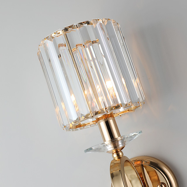 aplique de pared led de cristal mini estilo moderno estilo nórdico