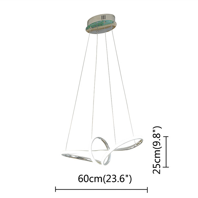 LED Pendelleuchte Kücheninsel Licht Gold Chrom modern 60cm 80cm