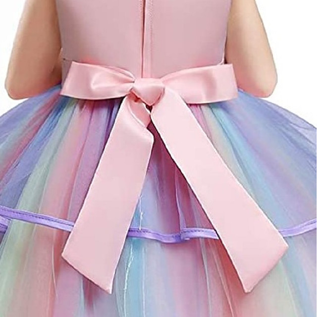 robe de petite fille pour enfants costume de fête princesse licorne