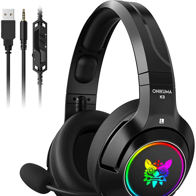No12 K9 Rgb Slusalice Za Igranje Usb Tip C Ergonomski Dizajn Stereo Duboki Bas Za Apple Samsung Huawei Xiaomi Mi Pc Racunalo Iz 8779270 2021 36 99