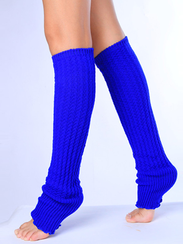 Women's Winter Knitting Cotton Middle Tube Foot Set Leg warmers 4572500 ...