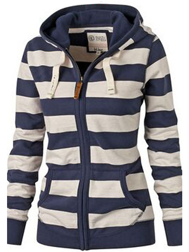 womens navy blue zip up hoodie