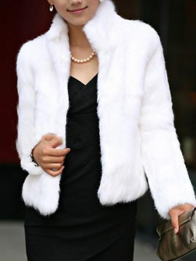 short fur coat