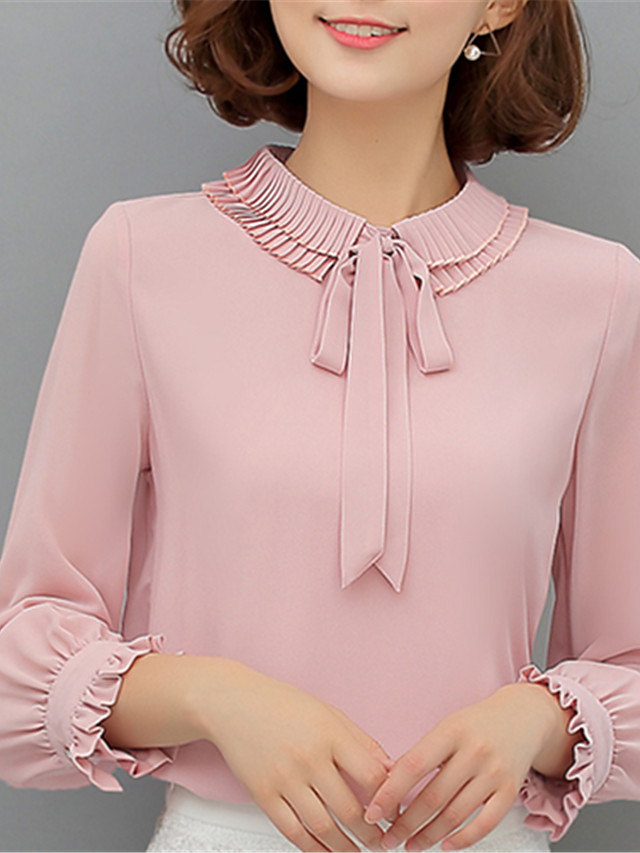 Тип блузок. Блузка с воротником. Блуза с круглым воротником. Блузки нежно розового цвета. Кофта с круглым воротником женская.