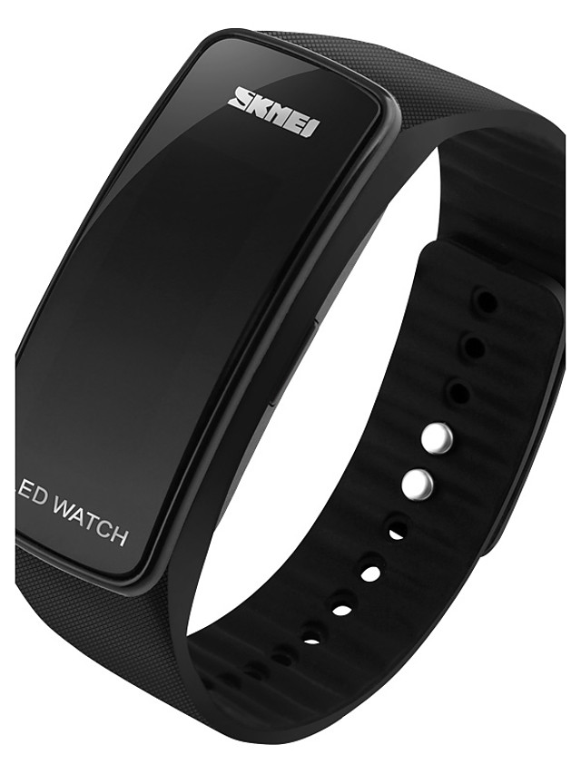 black colour digital watch