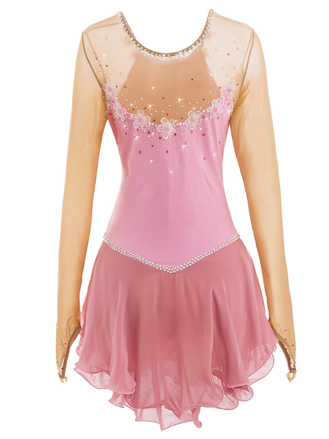 Gonna Da Pattinaggio Artistico Blu Scuro Per Ragazze - Mini, Svasata, In Poliestere - Comfort E Movibilità - Foto 14