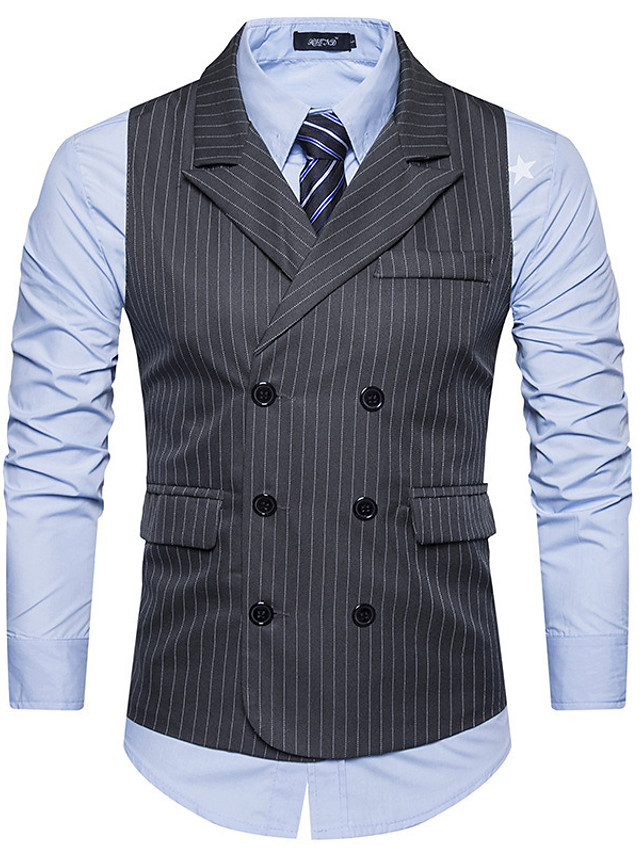 gilet HommeRayé simple / Sans Manches de 6526285 2021 à 24.19 gilet HommeRayé simple / Sans Manches de 6526285 2021 à 24.19