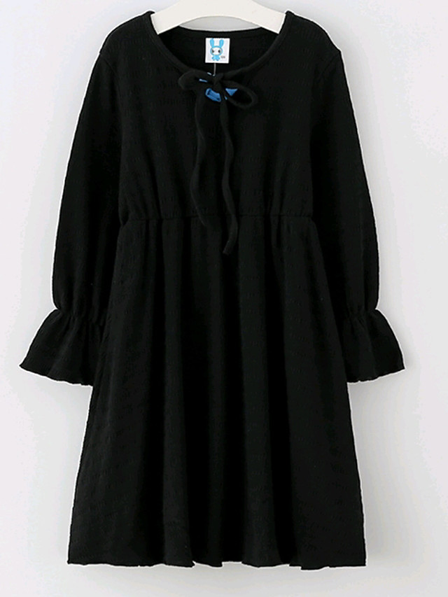 simple black dress for girls