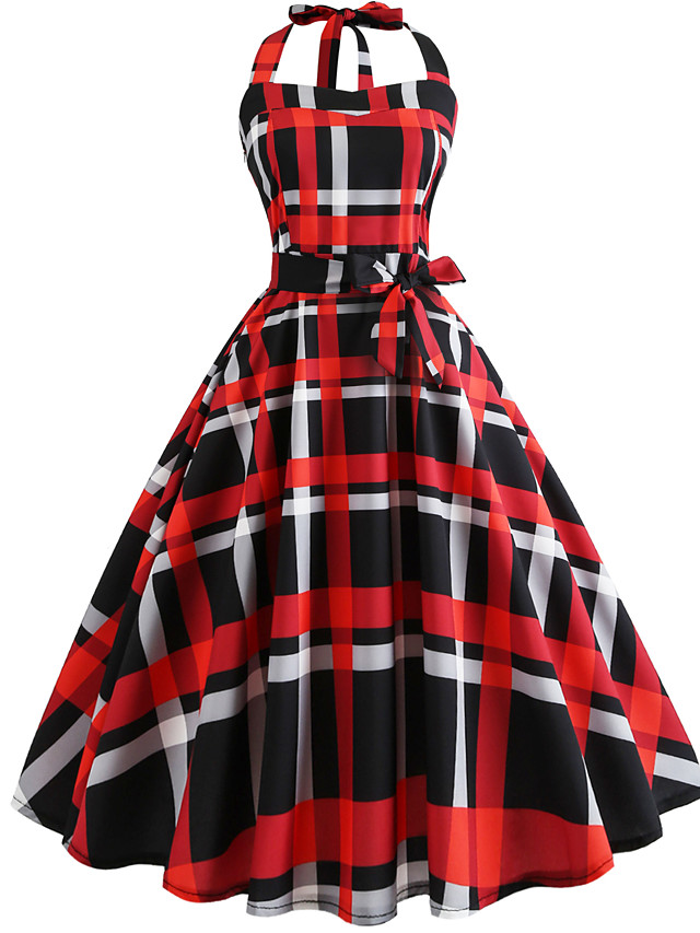 knee length swing dress