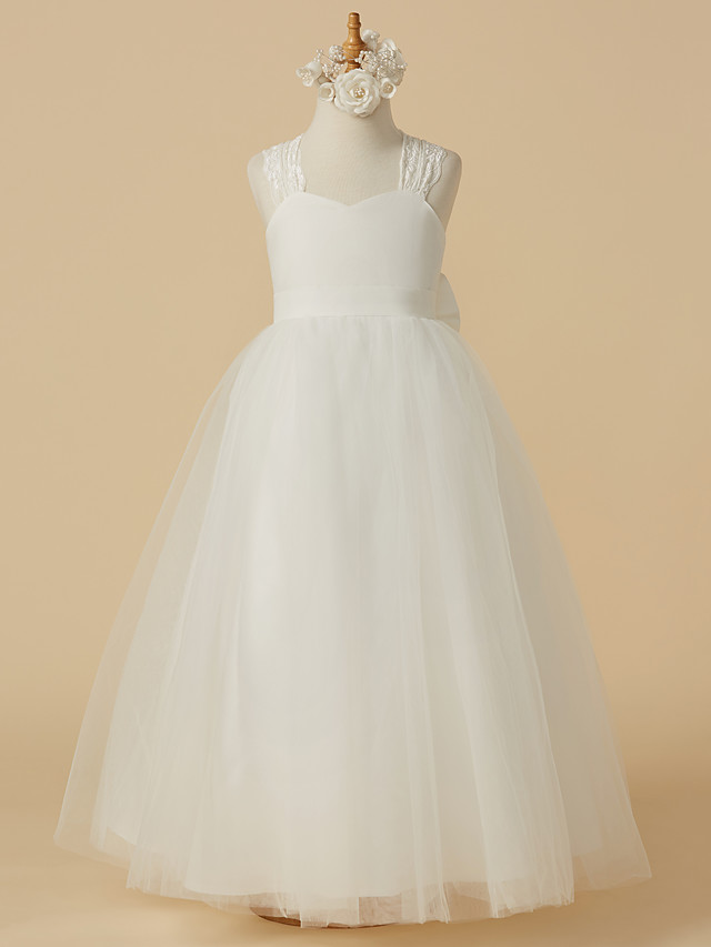 halter neck flower girl dresses