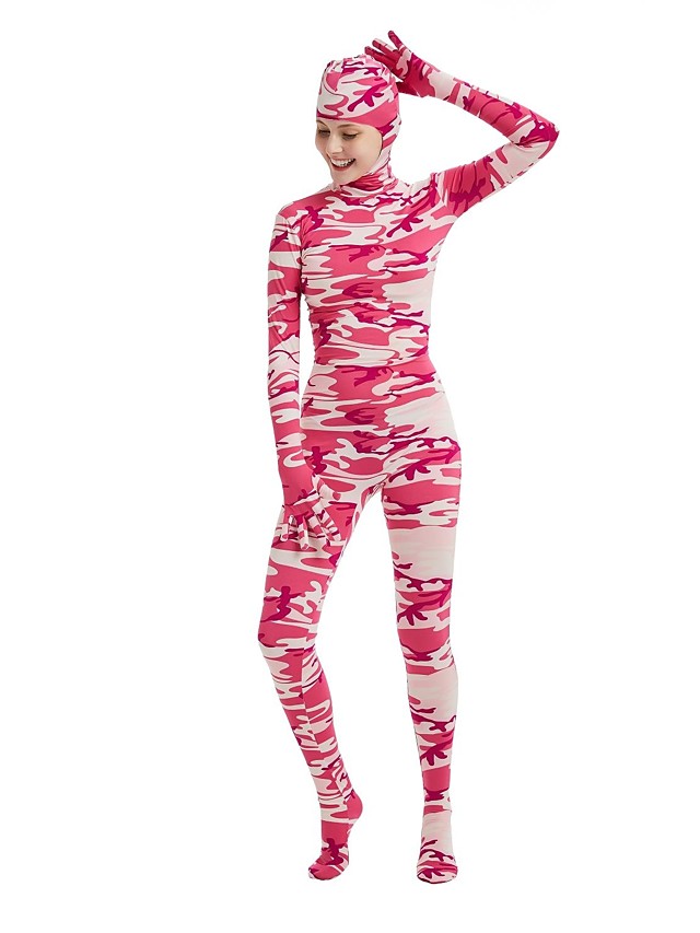 Patterned Zentai Suits Cosplay Costume Catsuit Adults Spandex Lycra