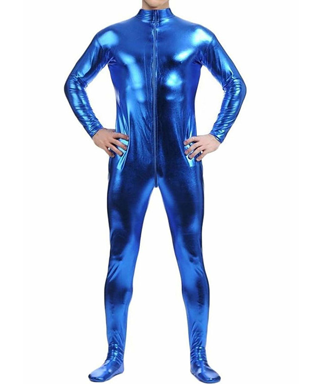 Tuta Attillata Unisex Per Bambini In Poliestere E Spandex - Costume Intera Per Halloween, Cosplay E Giochi Di Ruolo, Tinta Unita, Vestibilità Flessibile