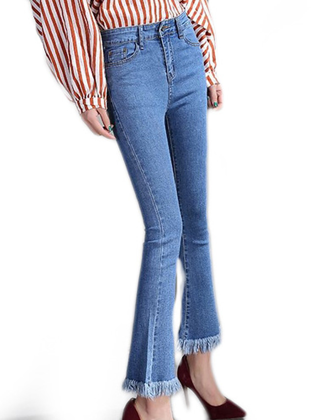 women's colored bootcut jeans