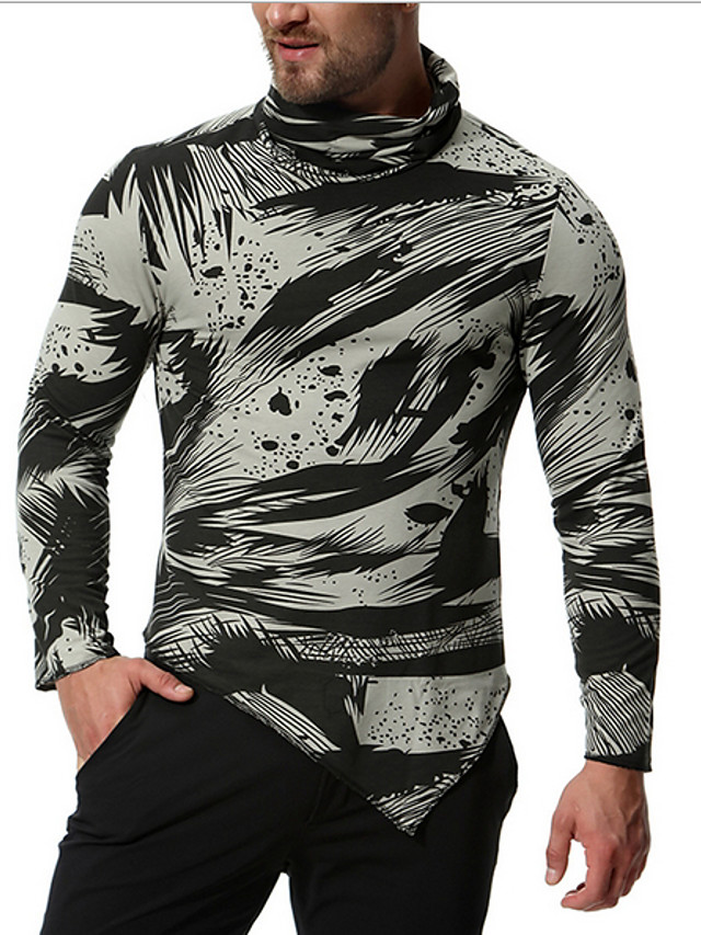 camo turtleneck shirt