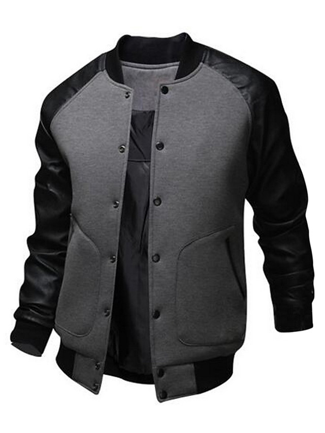 dark gray bomber jacket