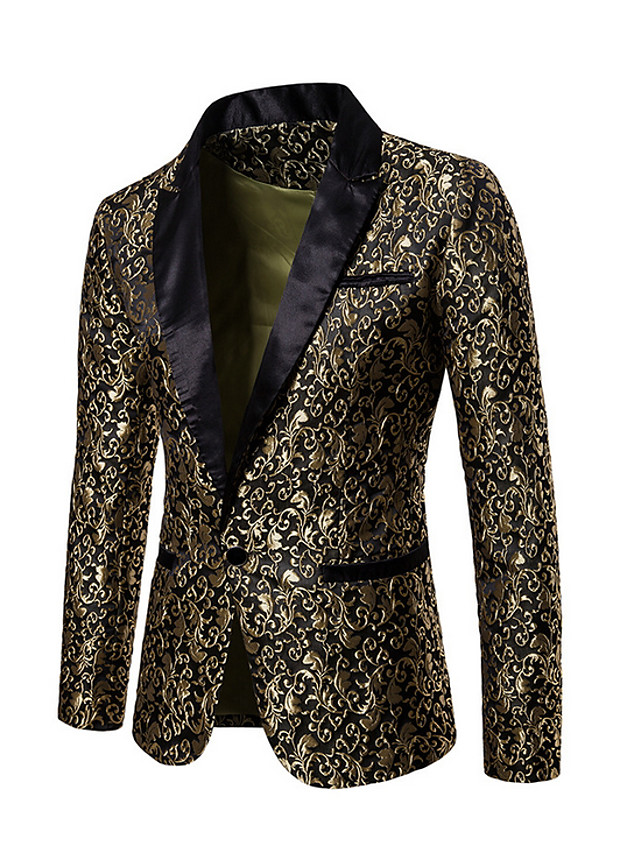 Homme Quotidien Basique Normal Blazer, Couleur Pleine Col en V Manches