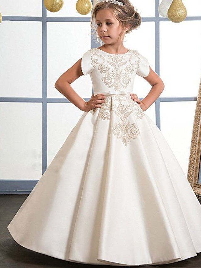 mikado flower girl dress