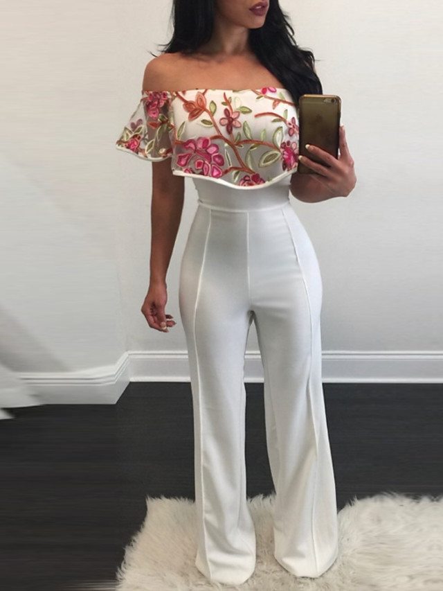 white birthday jumpsuit