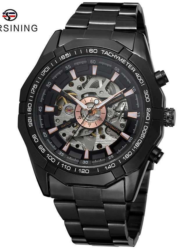 FORSINING Homme Montre Chic Habillée Montre mécanique Remontage