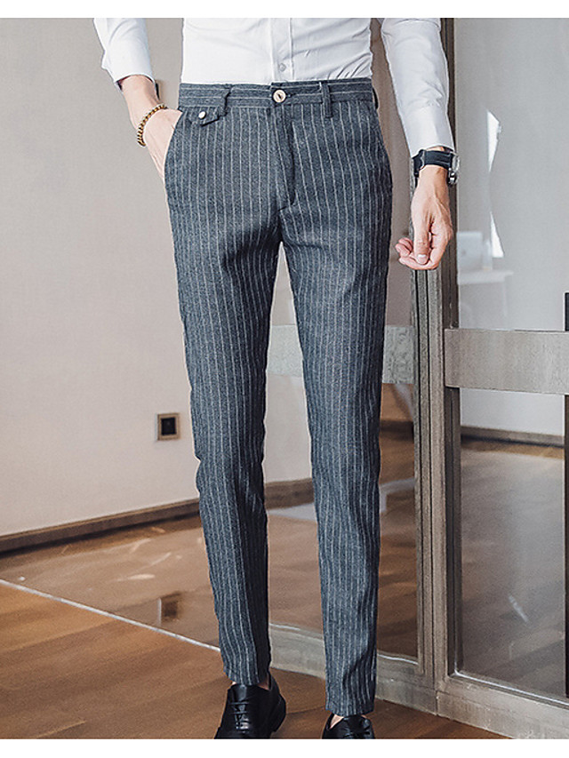 Homme Basique Costume Pantalon - Ecossais / à Carreaux ...