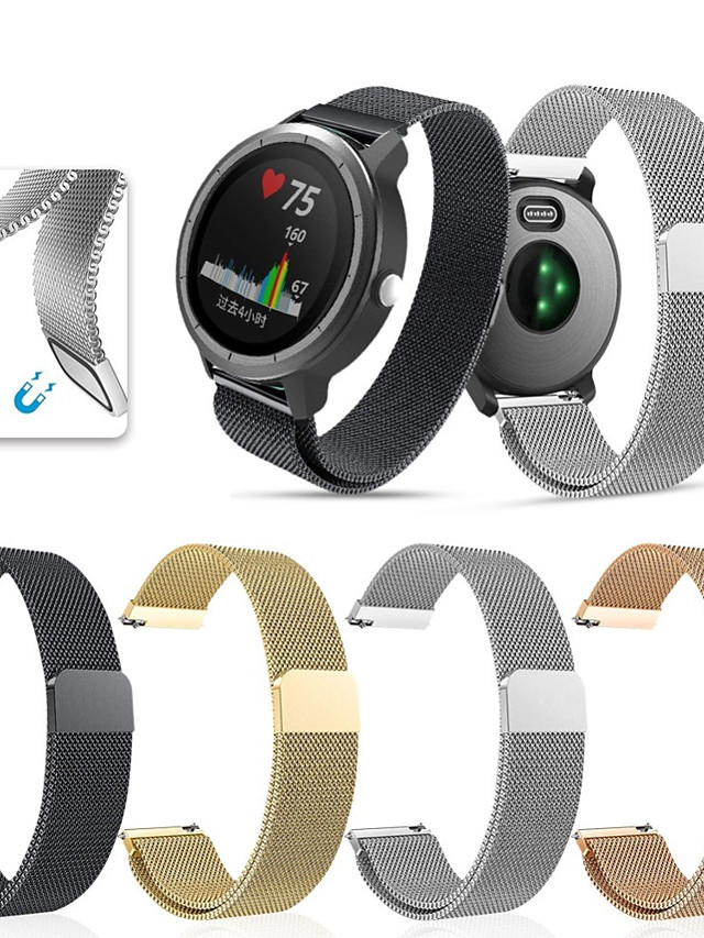 garmin vivoactive 3 stainless steel band