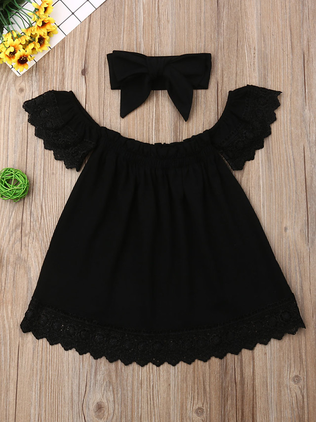 baby girl black frock