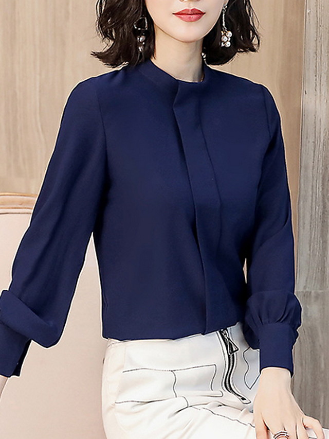 camisa color azul marino