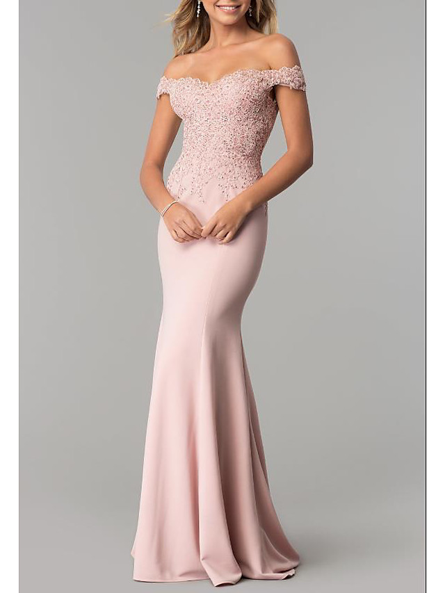 Meerjungfrau Abendkleid Mit Schleppe - Ballkleid Für Hochzeit & Galas