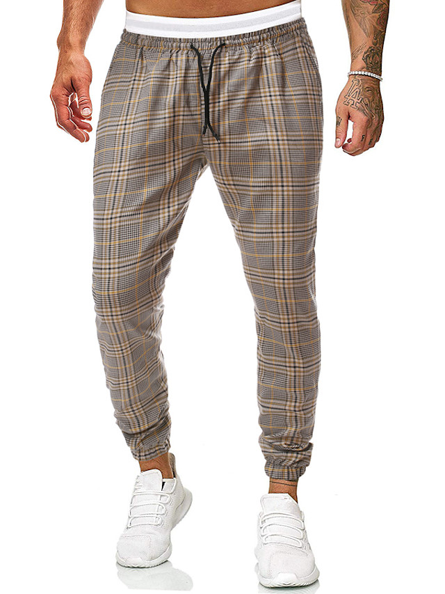 calças quadrados homem