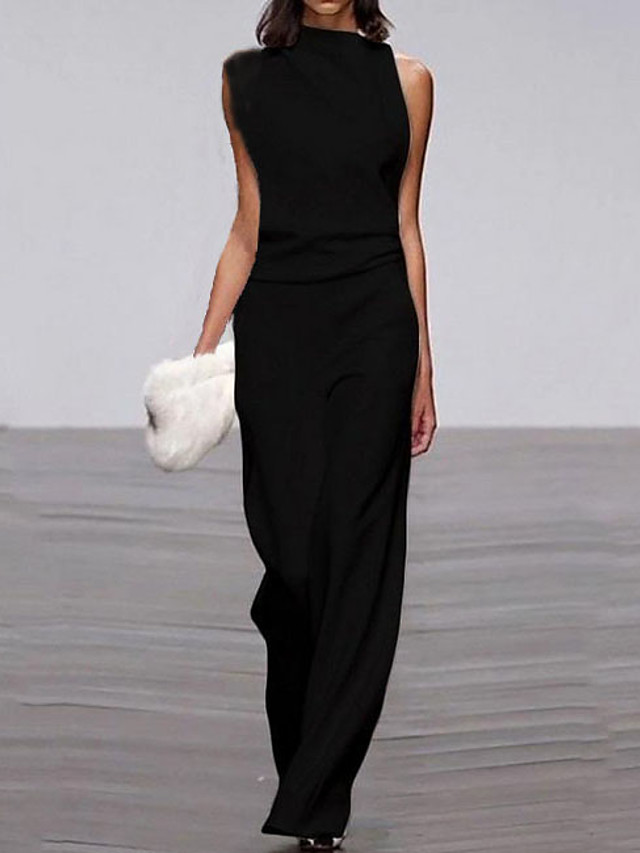 wine jumpsuit formal