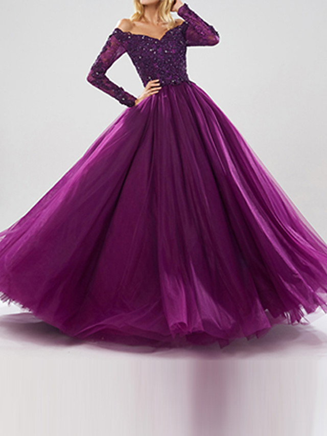 sparkle purple dress