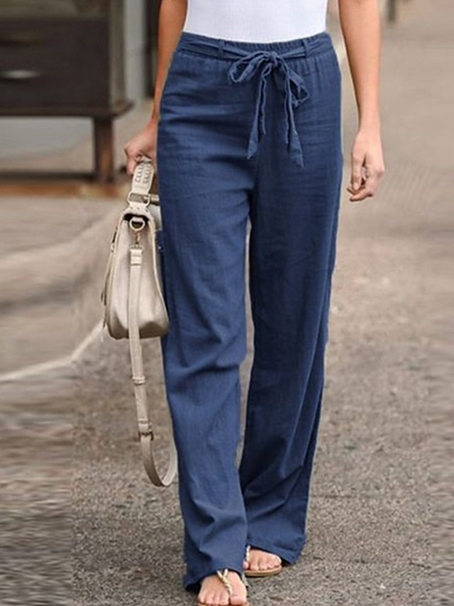 womens blue chino pants