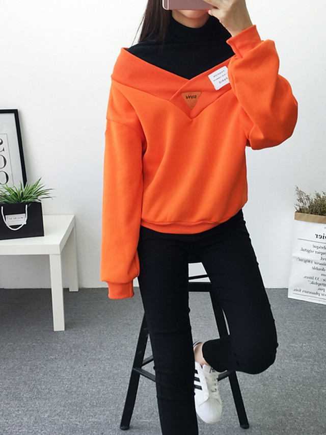 black orange sweatshirt