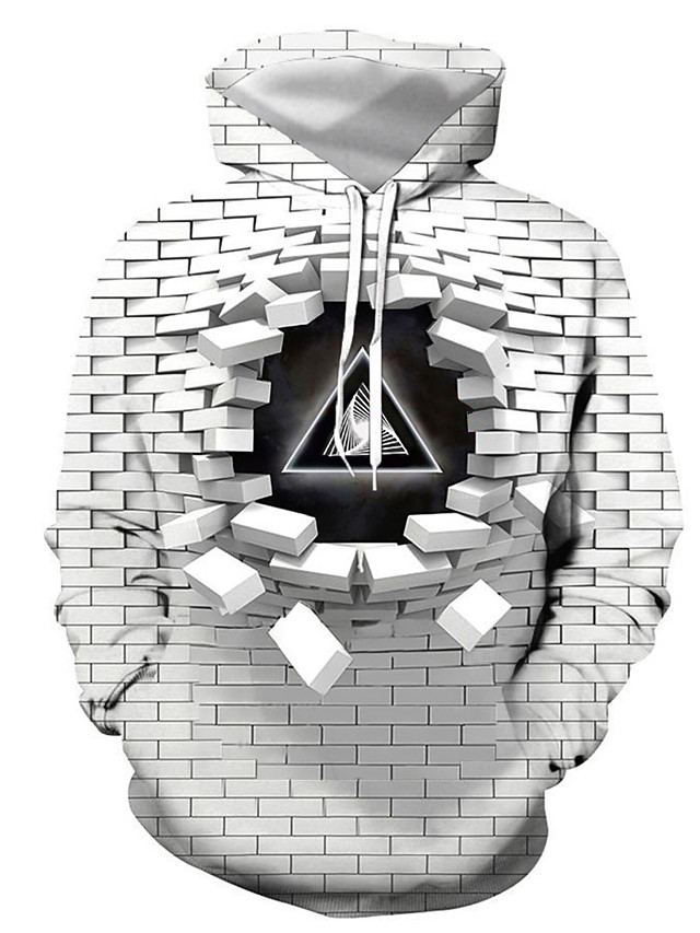 geometric 3d hoodie